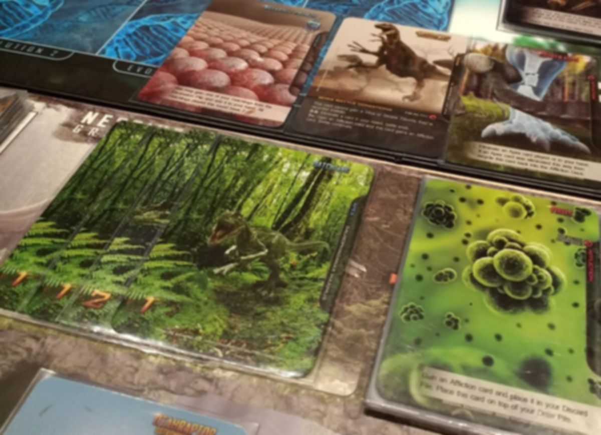 Apex Theropod Deck-Building Game kaarten