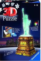 3D Puzzle - Freiheitsstatue bei Nacht