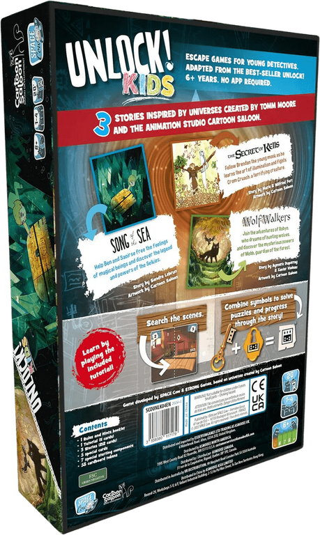 Unlock! Kids: Irish Folklore Trilogy back of the box