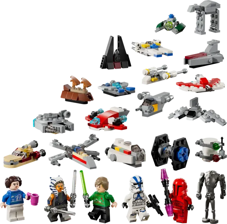 LEGO® Star Wars Calendario dell'Avvento 2024 LEGO Star Wars componenti