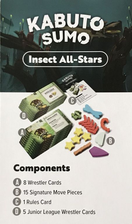 Kabuto Sumo: Insect All-Stars back of the box