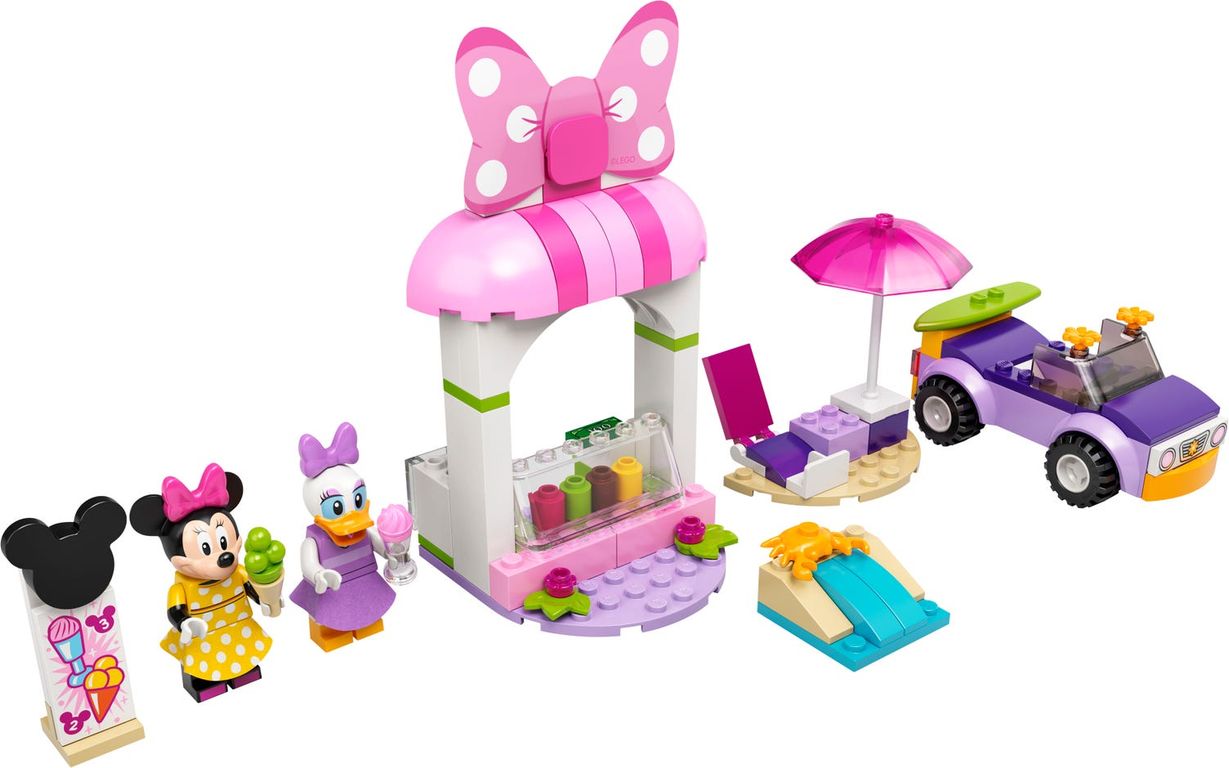 LEGO® Disney Minnie Mouse's Ice Cream Shop components