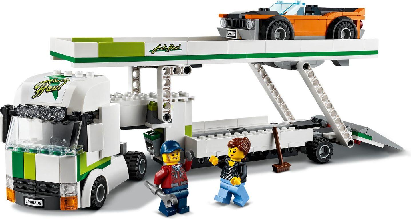 LEGO® City Car Transporter components