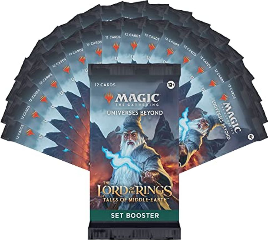 Magic: The Gathering - The Lord of The Rings: Tales of Middle-Earth Set Booster Box - 30 Packs componenten