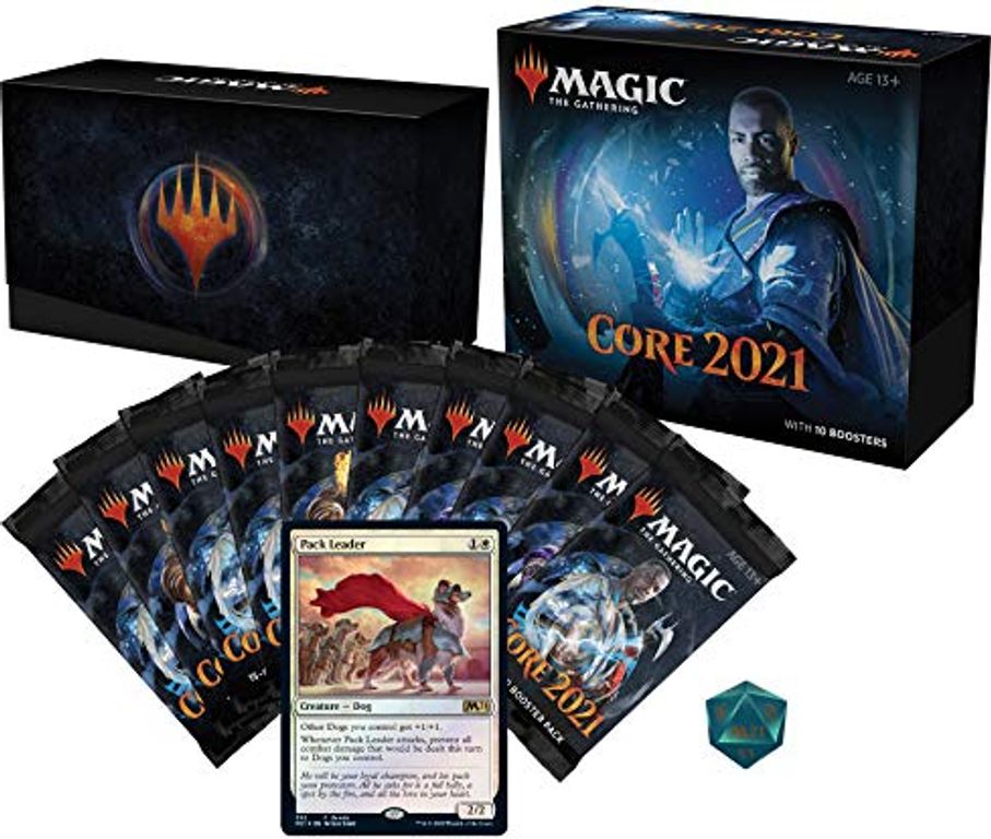 Magic: The Gathering - Core Set 2021 Bundle composants