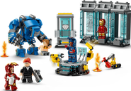LEGO® Marvel Iron Man's Laboratory: Hall of Armor components