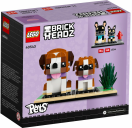 LEGO® BrickHeadz™ Bernhardiner rückseite der box