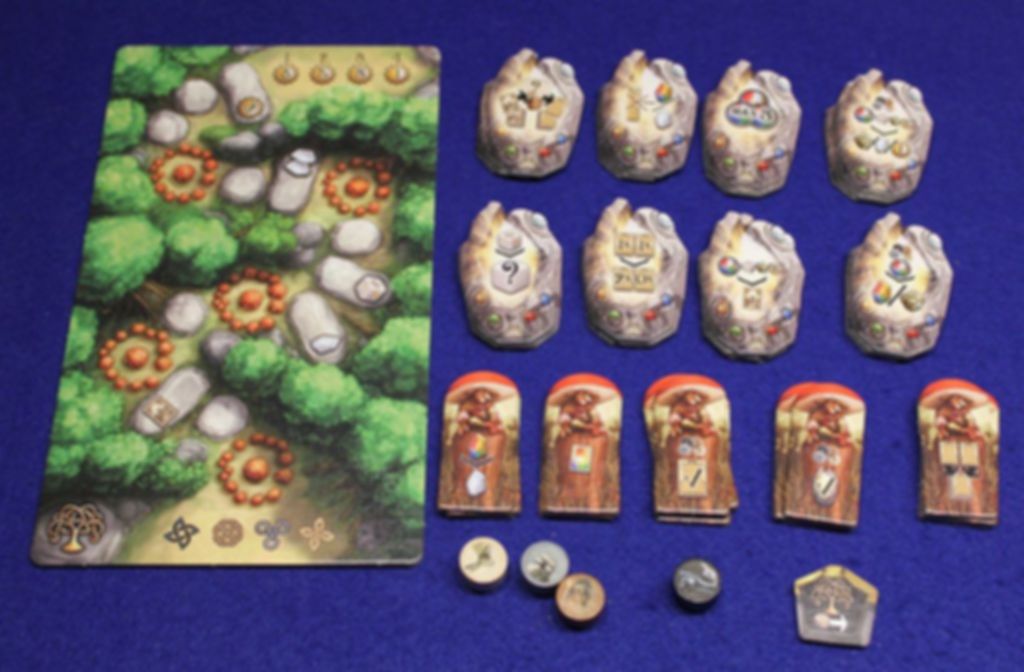 Rune Stones: Enchanted Forest components