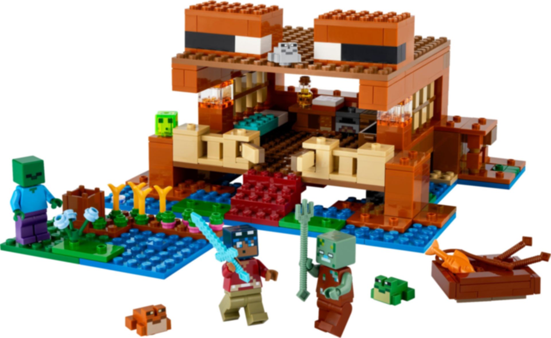 LEGO® Minecraft The Frog House components