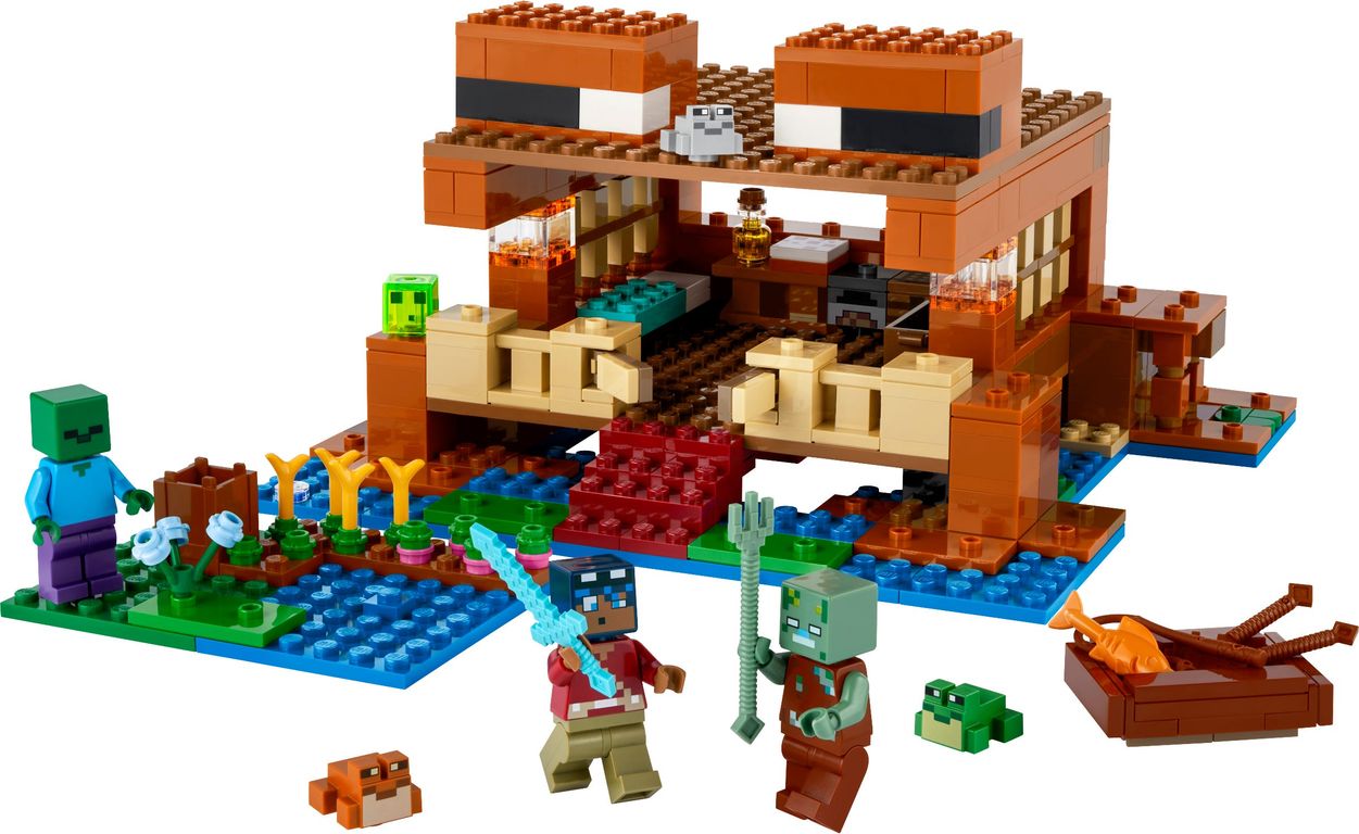 LEGO® Minecraft La maison de la grenouille composants