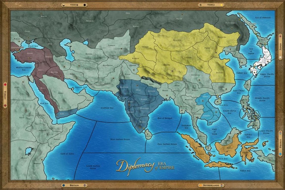 Diplomacy: Era of Empire game board