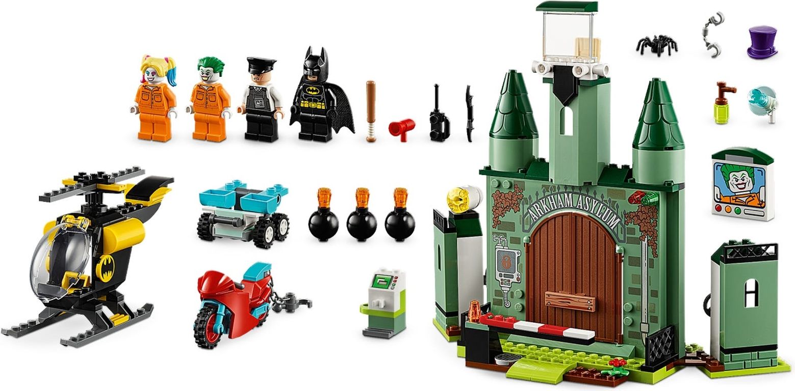 LEGO® DC Superheroes Batman™ and The Joker™ Escape components