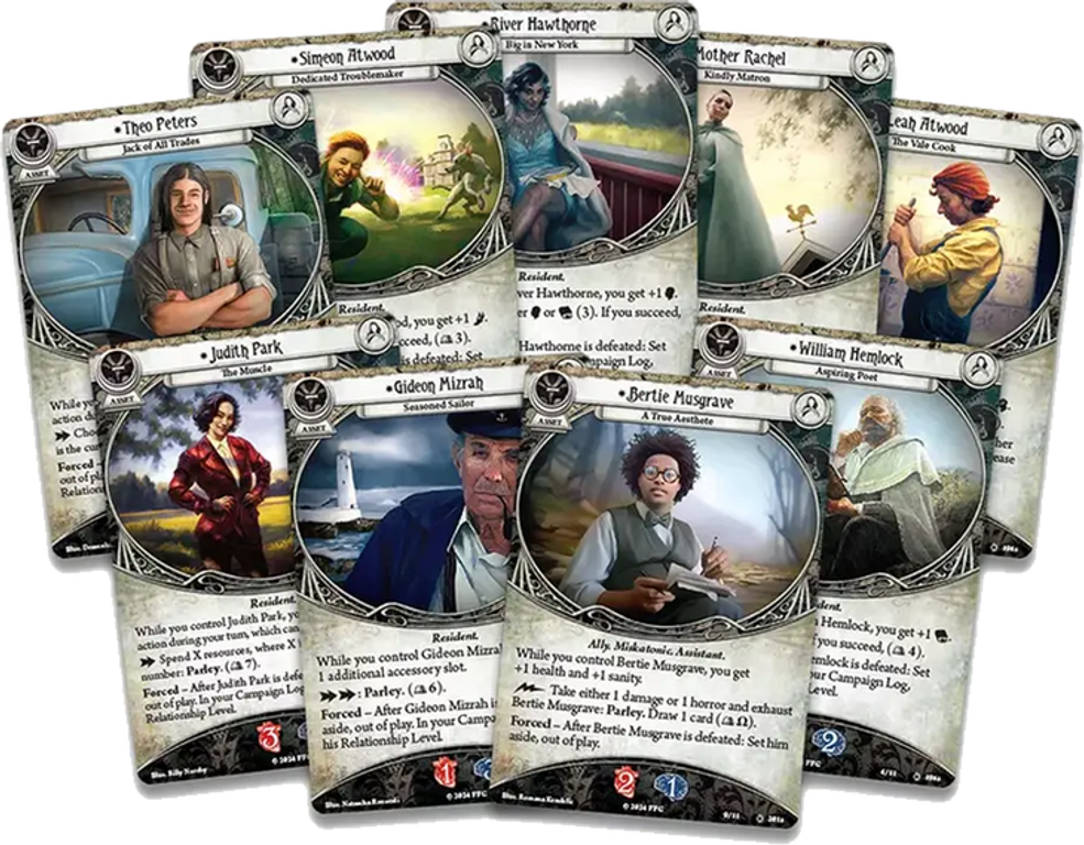 Arkham Horror: Il Gioco di Carte – La Festa di Hemlock Vale: Espansione Campagna carte