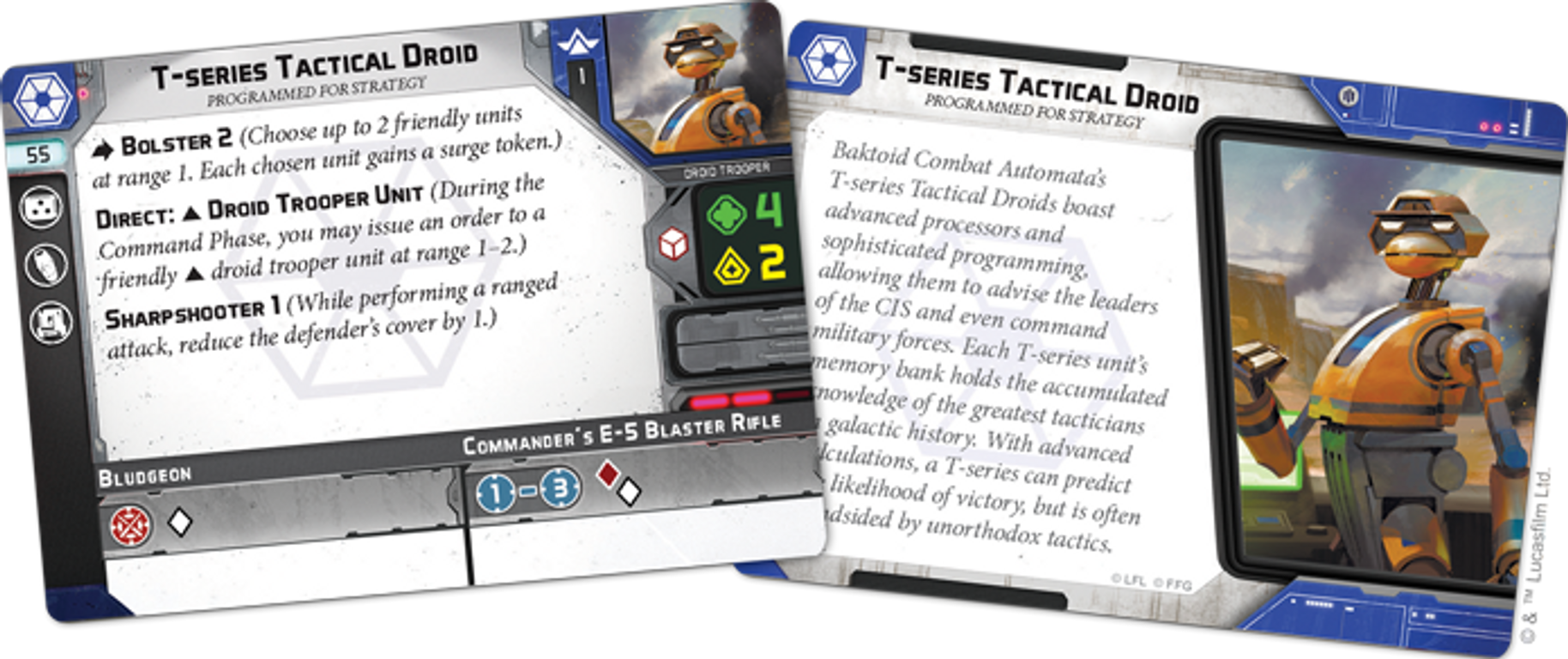 Star Wars: Legion – Spécialistes Séparatistes cartes