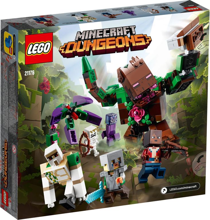 LEGO® Minecraft Die Dschungel Ungeheuer rückseite der box