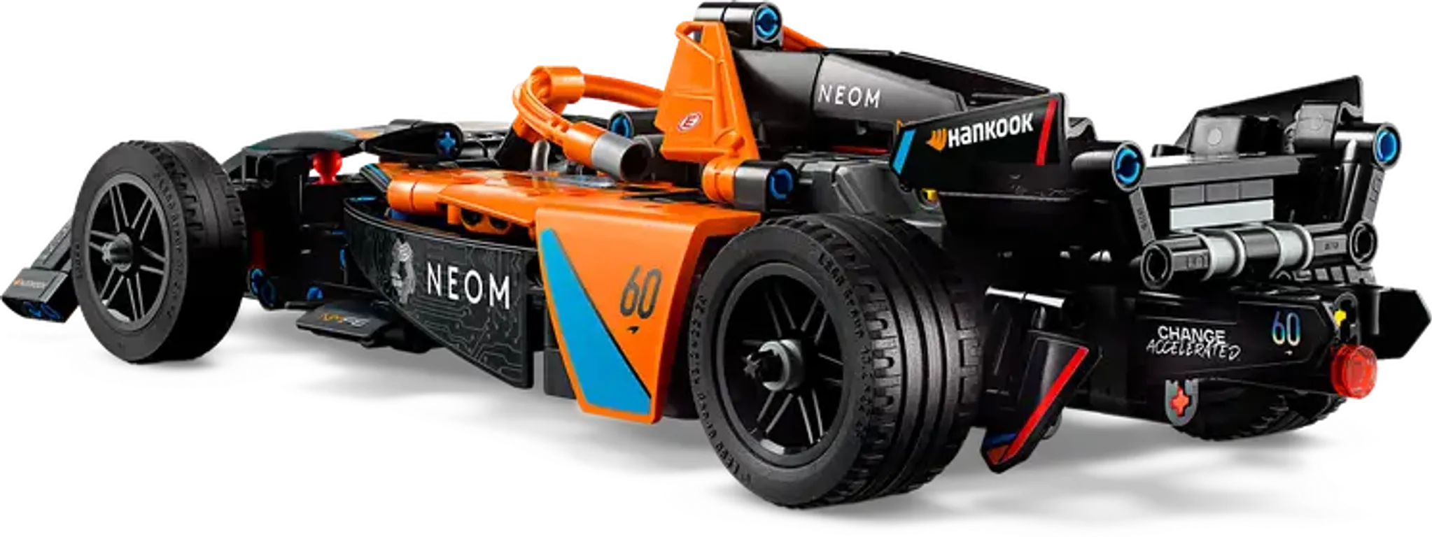 LEGO® Technic NEOM McLaren Formula E racewagen achterkant