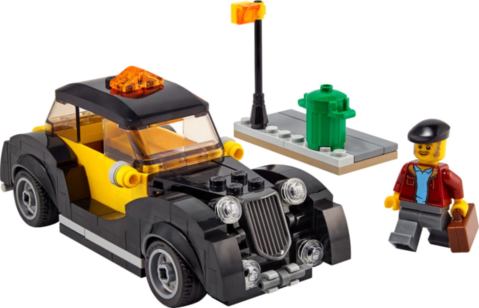 LEGO® Icons Vintage Taxi components