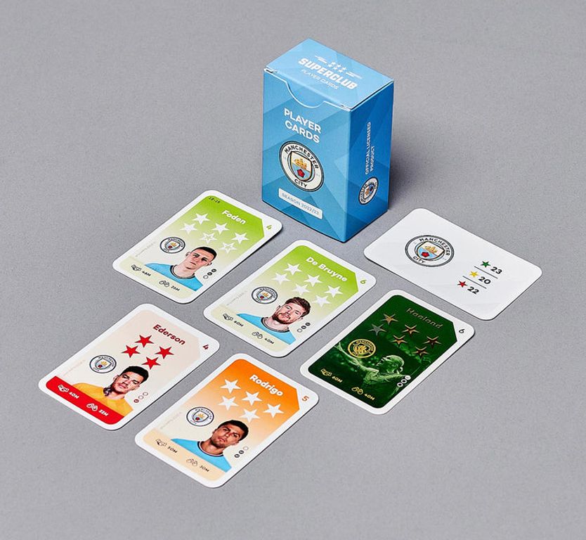 Superclub: Manchester City Player Cards 2022/23 kaarten