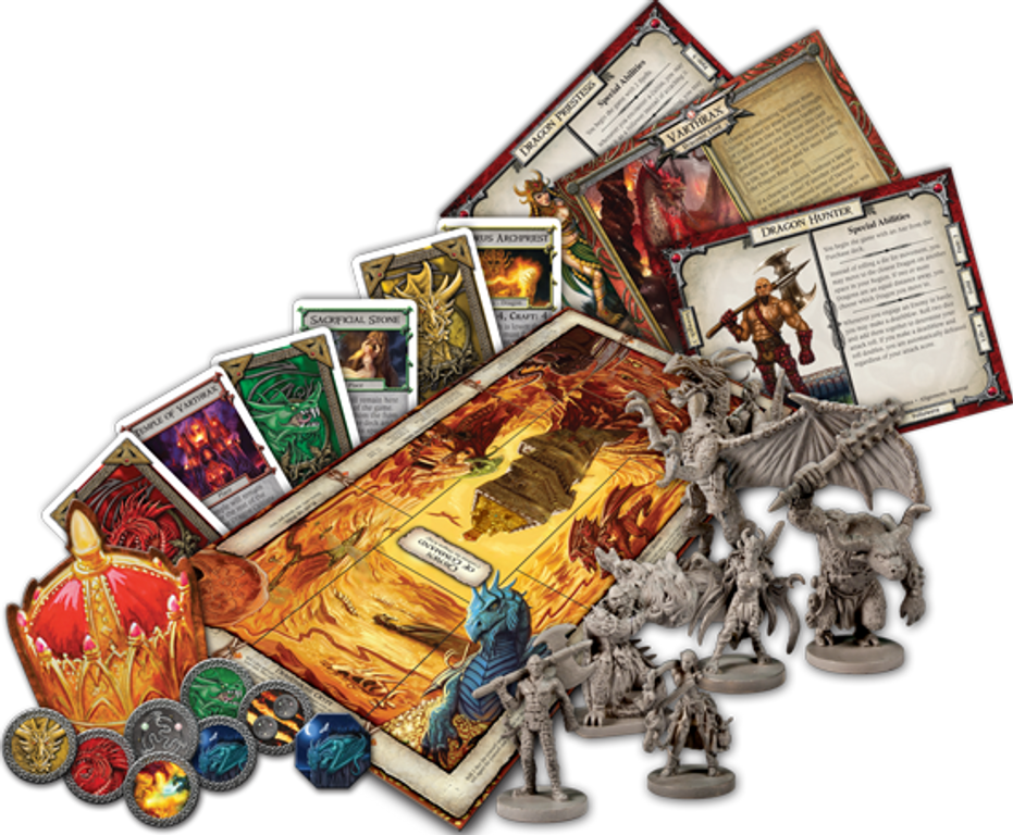 Talisman: Le Dragon composants