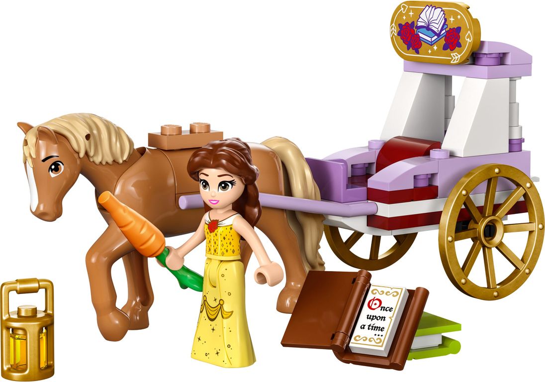 LEGO® Disney Belle's Storytime Horse Carriage components