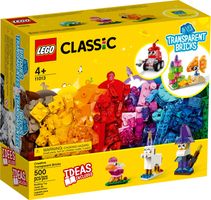 LEGO® Classic Mattoncini trasparenti creativi