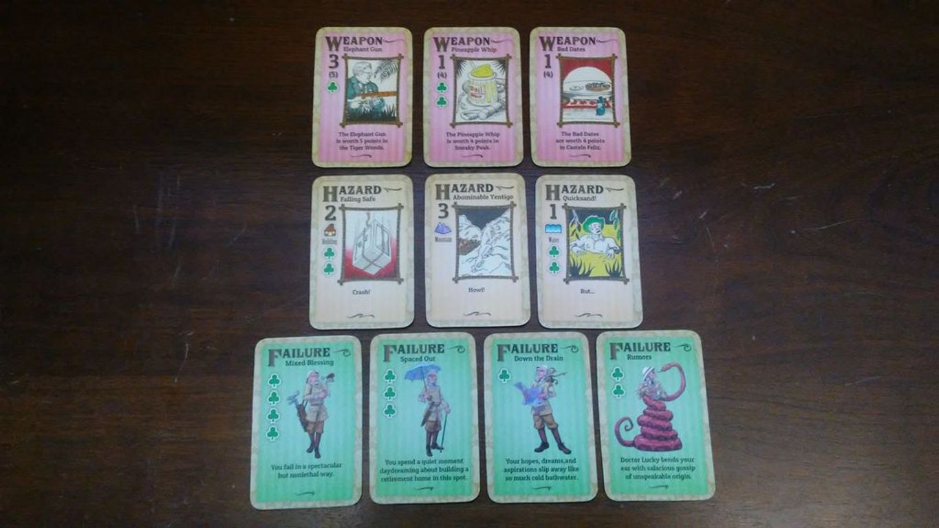 The Island of Doctor Lucky cards
