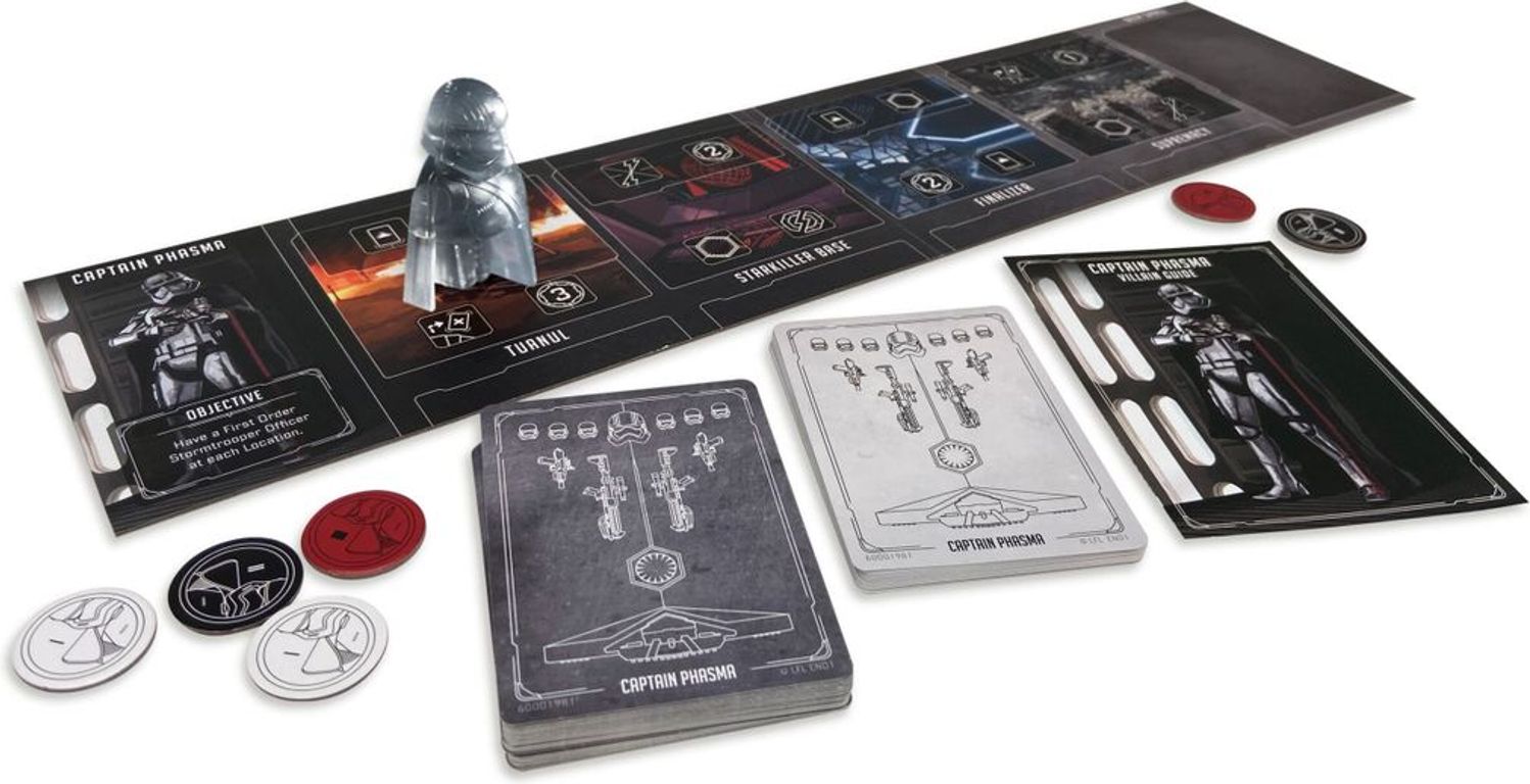 Star Wars Villainous: Revenge at Last components