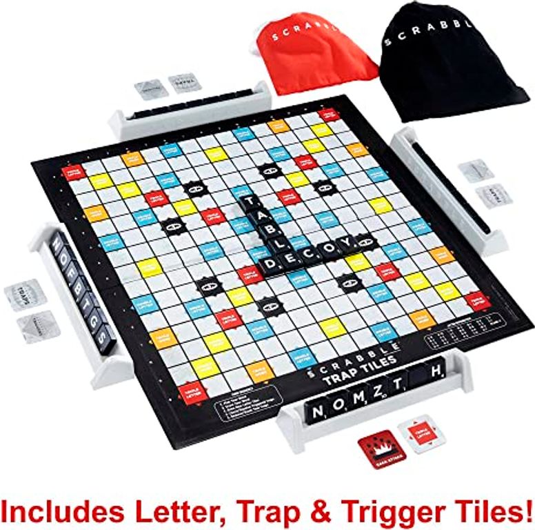 Scrabble Trap Tiles components