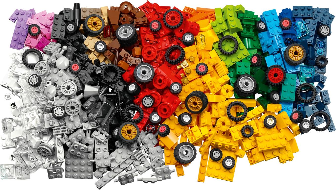 LEGO® Classic Mattoncini e ruote componenti