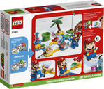 LEGO® Super Mario™ Dorrie’s Beachfront Expansion Set back of the box