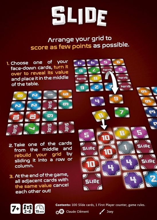 Slide back of the box