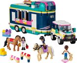 LEGO® Friends La remorque du concours hippique composants