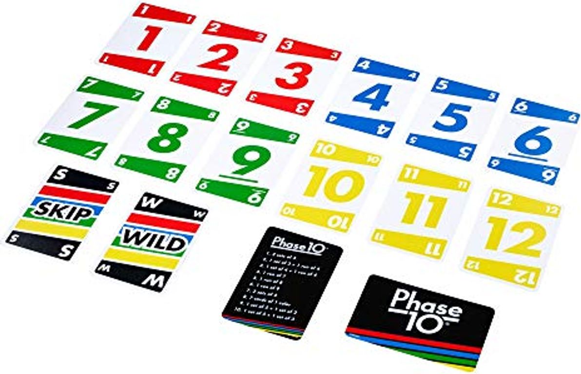 Phase 10 cards
