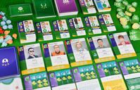 Eleven: Football Manager Board Game components