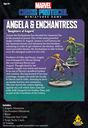 Marvel: Crisis Protocol – Angela & Enchantress parte posterior de la caja