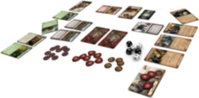 Warhammer Quest: Adventure Card Game components