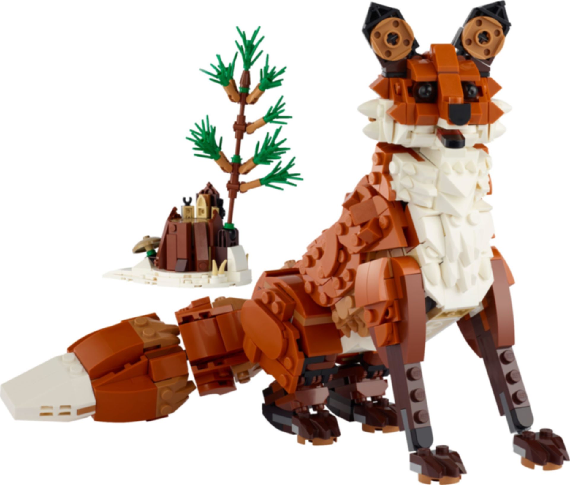 LEGO® Creator Forest Animals: Red Fox components