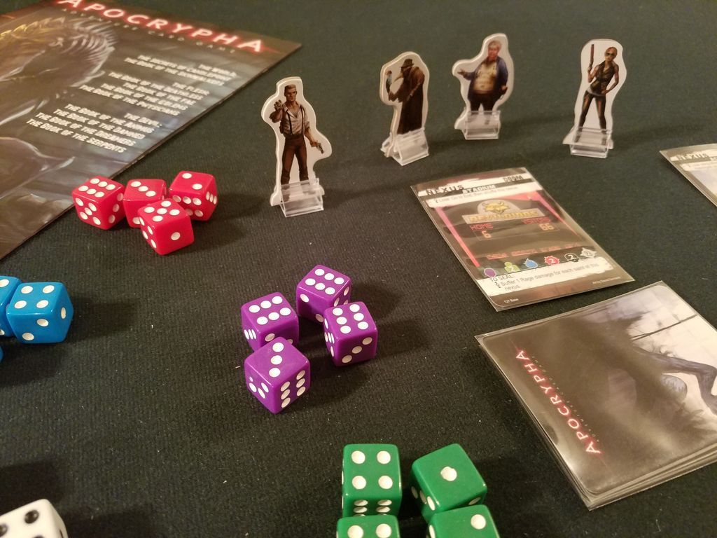 Apocrypha Adventure Card Game dice