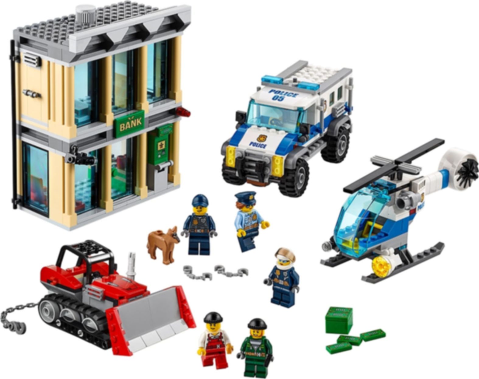 LEGO® City Bulldozer Break-in components