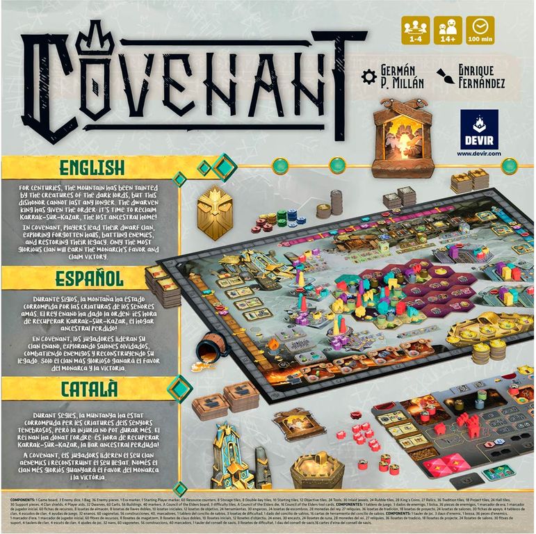 Covenant back of the box