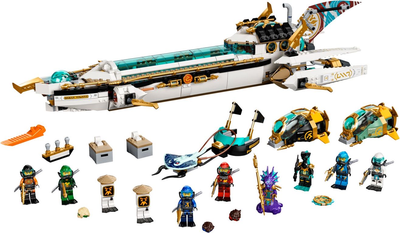 LEGO® Ninjago Barco de Asalto Hidro partes