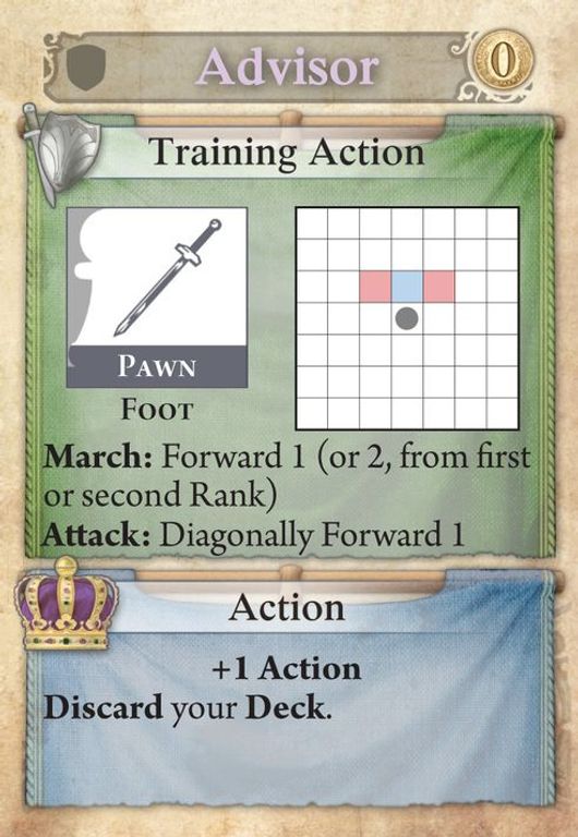 For the Crown (Second Edition): Variant – All the King's Men Advisor card