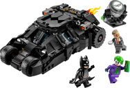 La Batmobile Tumbler de Batman contre Double-Face et Le Joker