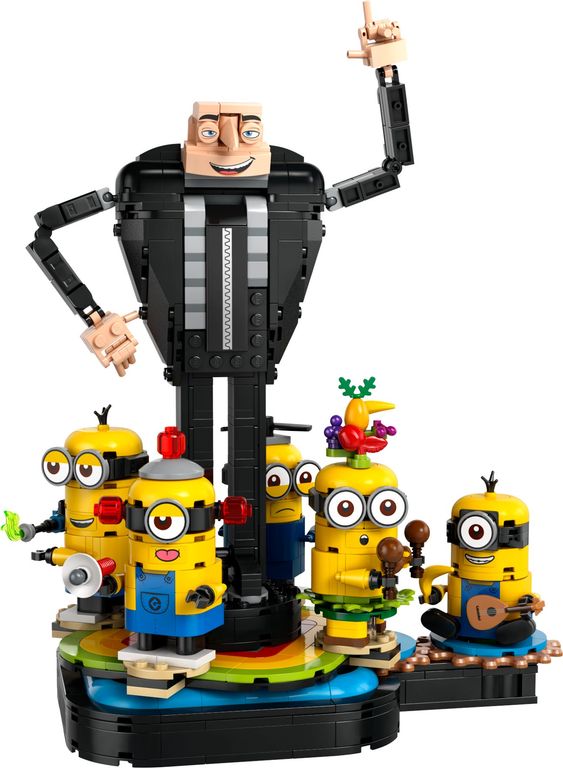 LEGO® Minions Brick-Built Gru and Minions components