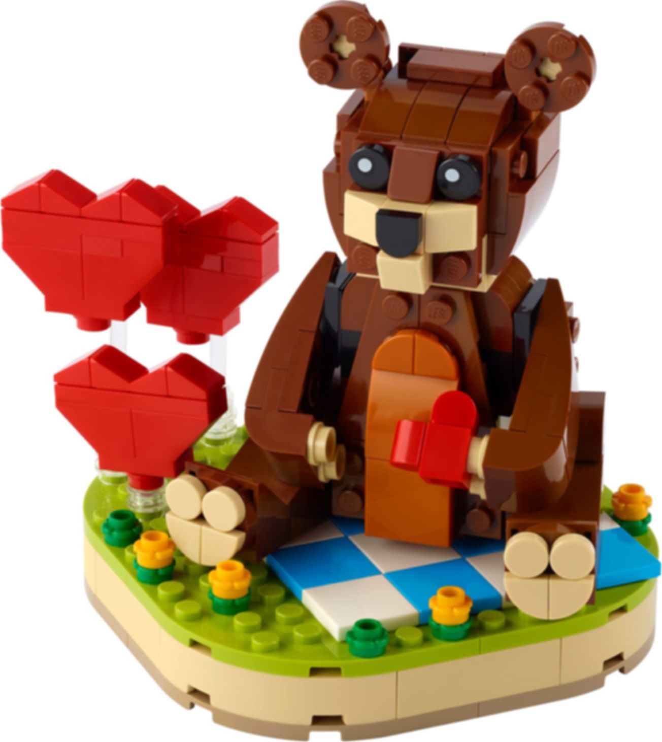 L'ours brun de la Saint-Valentin composants