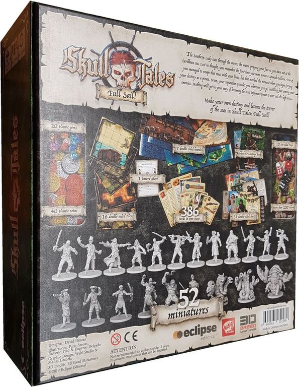 Skull Tales: Full Sail! back of the box