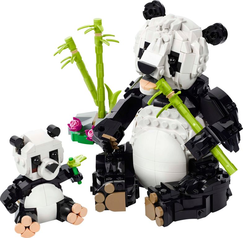 LEGO® Creator Wild Animals: Panda Family components