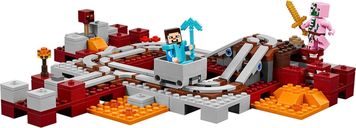 LEGO® Minecraft Die Nether-Eisenbahn spielablauf