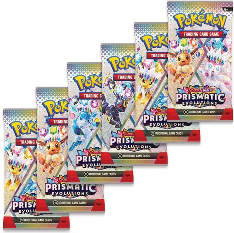 Pokémon TCG: Scarlet & Violet - Prismatic Evolutions Booster Bundle cards