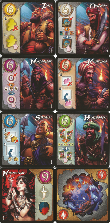 Five Tribes: Les voleurs de Naqala cartes